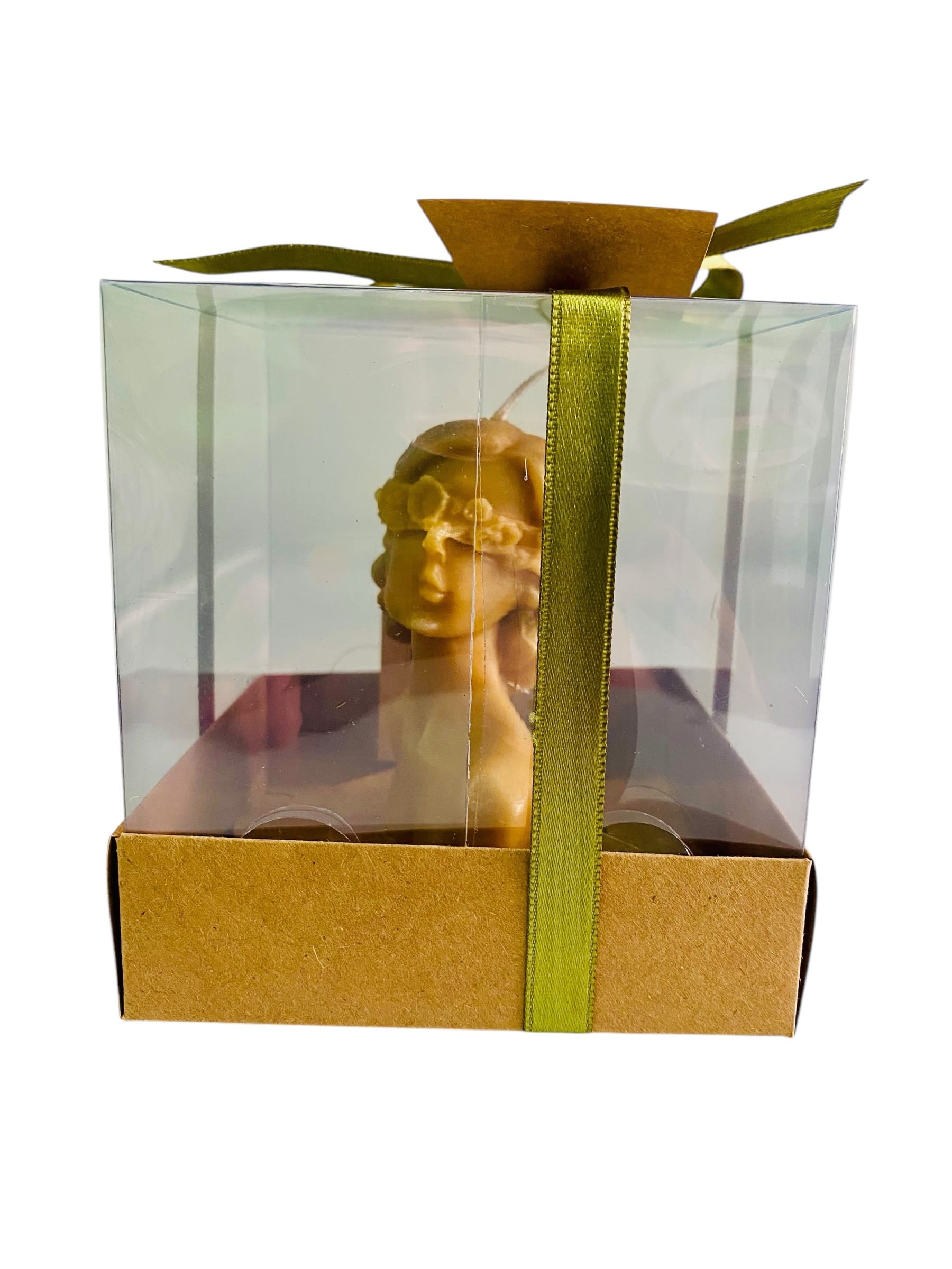 Troya Çiçek Bakışlı Kadın Bal Mumu